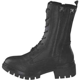 Tom Tailor Schnürstiefelette in schwarz