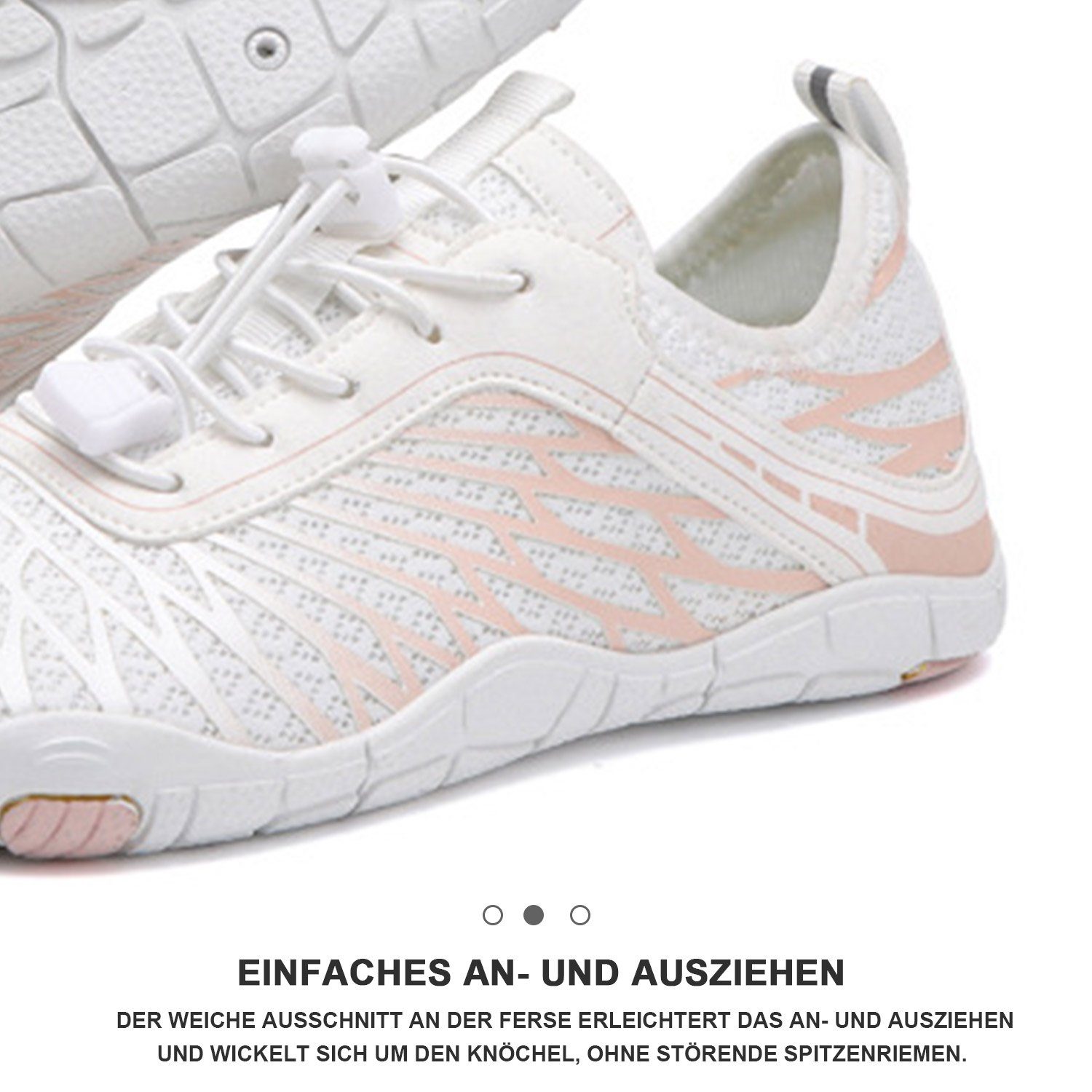 Daisred Strandschuhe Unisex Leicht Barfußschuhe schnelltrocknend Wasserschuh