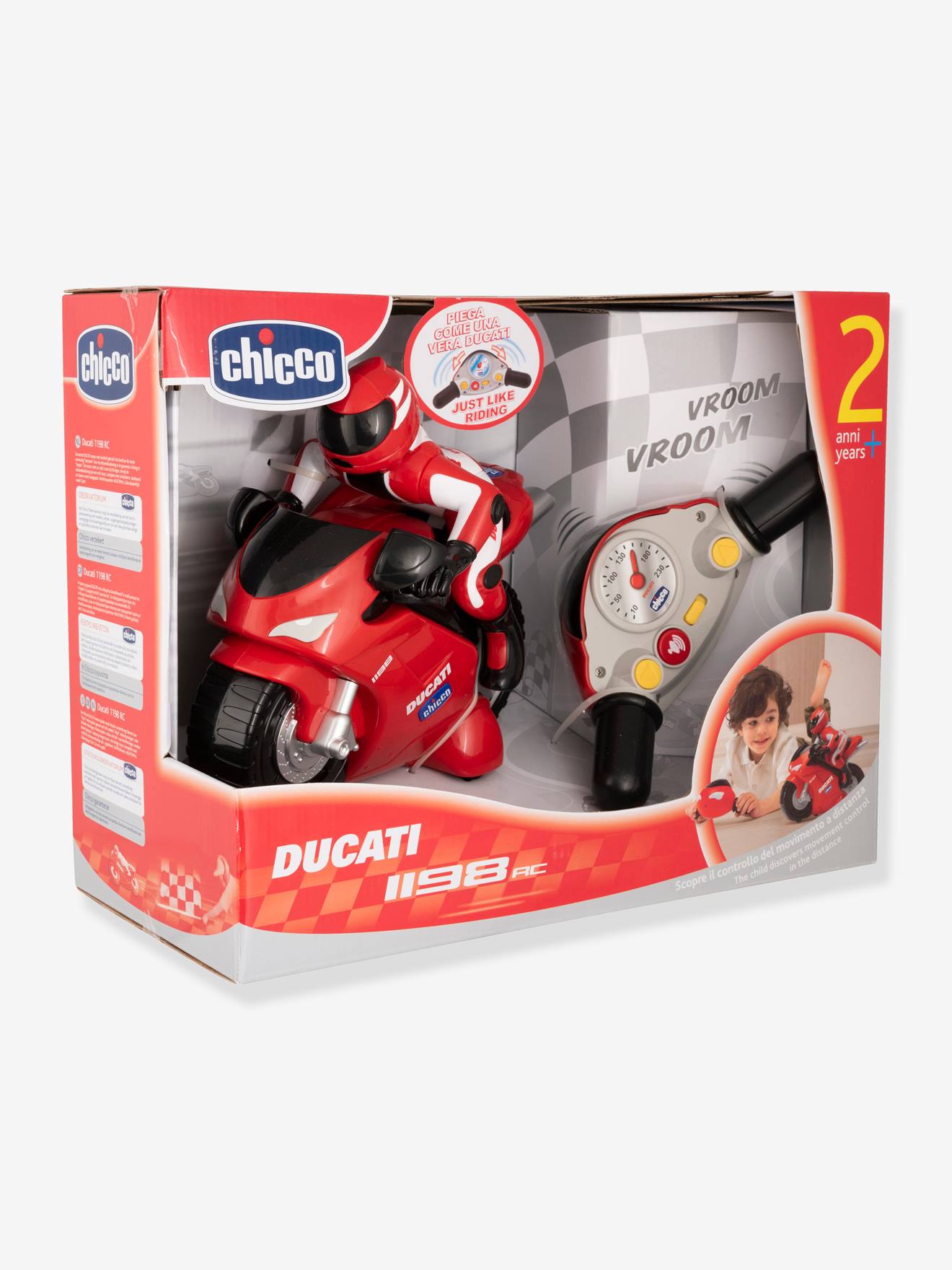 Moto Ducati 1198 Chicco rouge