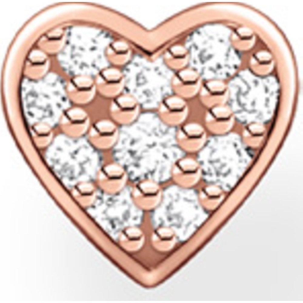 Thomas Sabo Boucle d'oreille unique 925 Argent Boucles d'oreilles