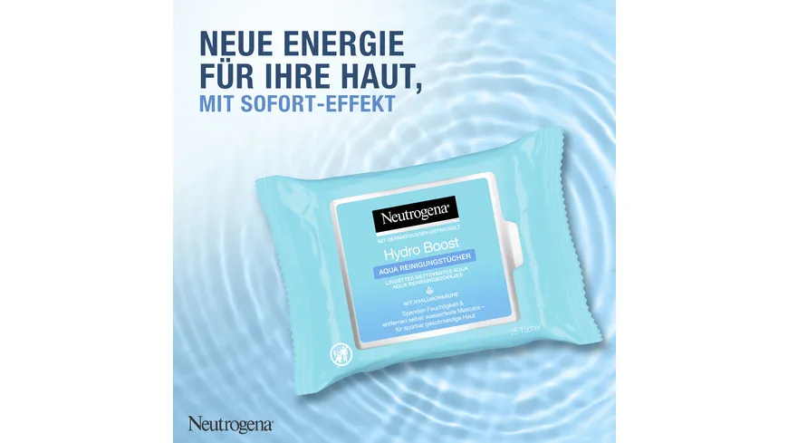 Neutrogena Hydro Boost Aqua Reinigungstücher