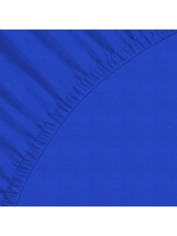 GMD Living Jersey Premium Spannbettlaken JANNEBY in Farbe Royalblau günstig kaufen