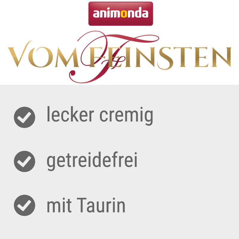 animonda Vom Feinsten Adult Snack-Cream zu TOP-Preisen | bitiba %