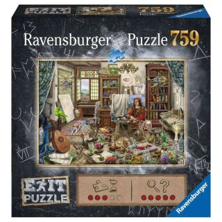 Puzzle: EXIT - Künstleratelier (759 Teile) (Multilingual)