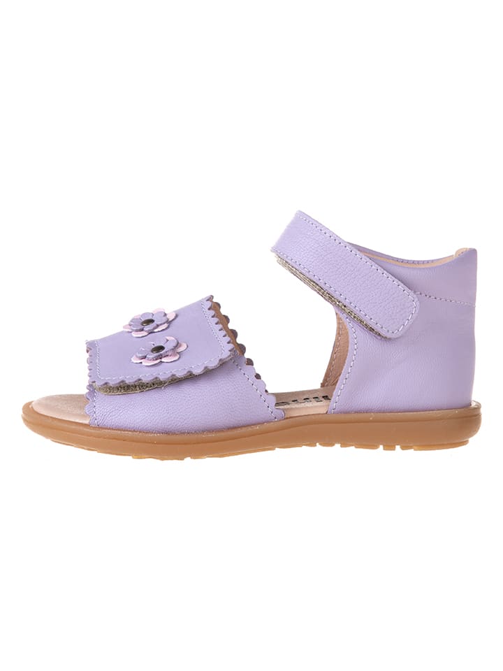 kmins Leder-Sandalen in Lila günstig kaufen