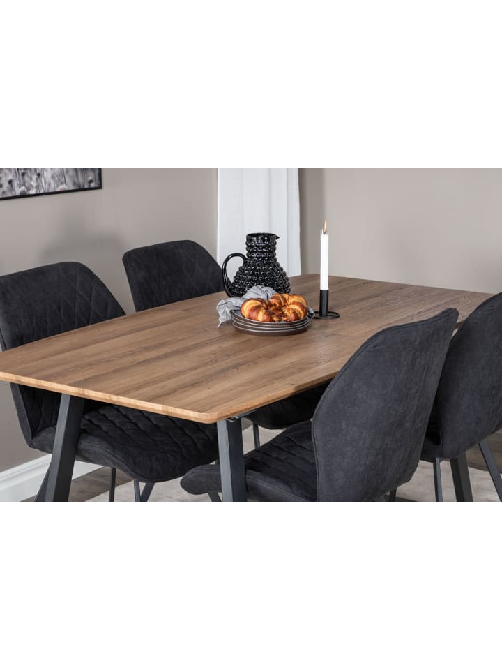 ebuy24 Essgruppe Inca 46 Schwarz 85 x 160 cm günstig kaufen onesize