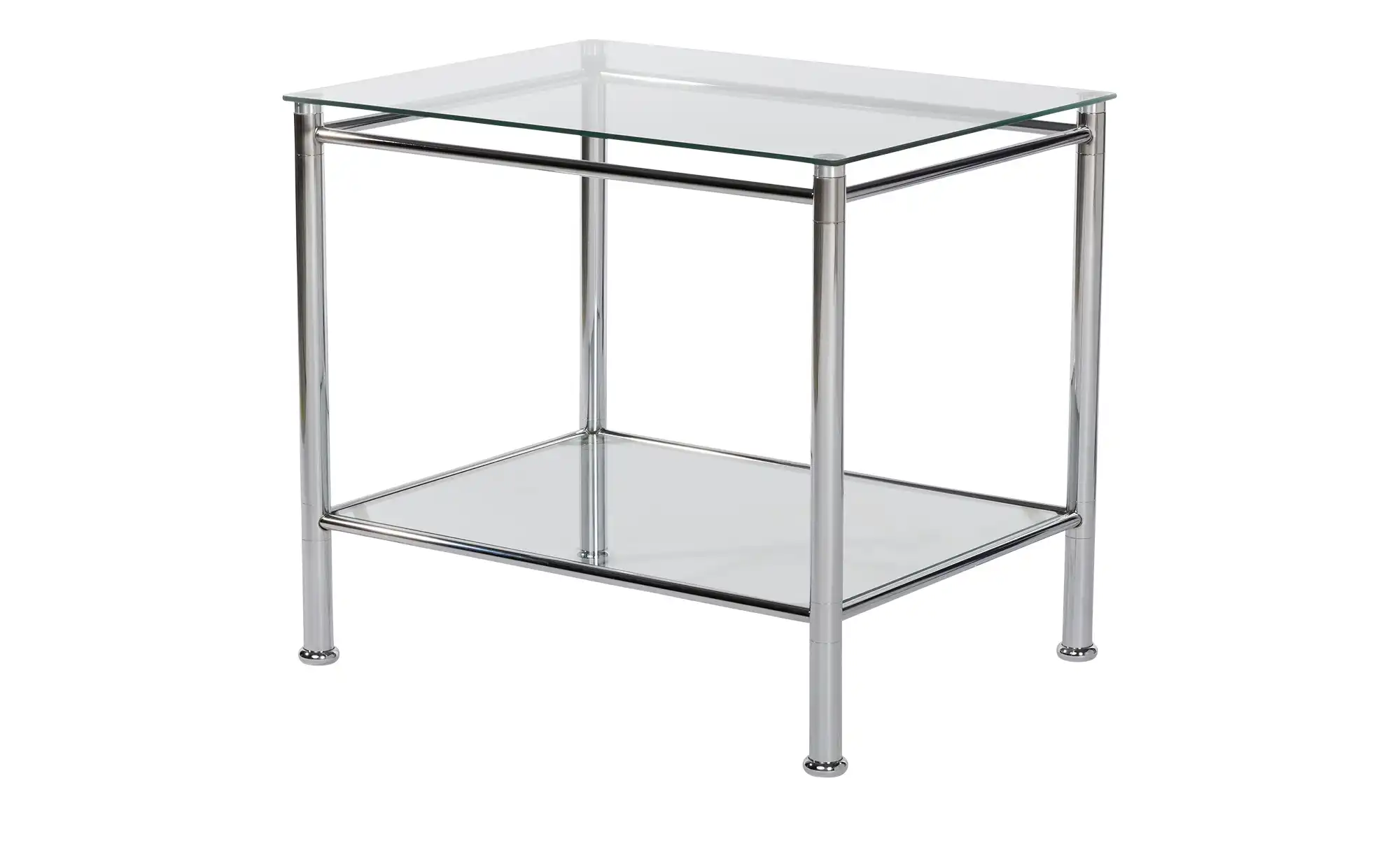 Beistelltisch Metall Glas