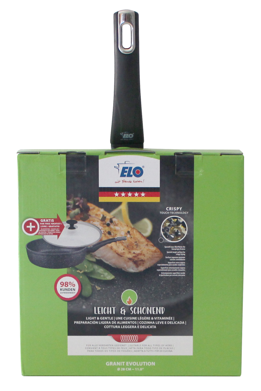 Schmorpfanne D28cm Granit Evolution