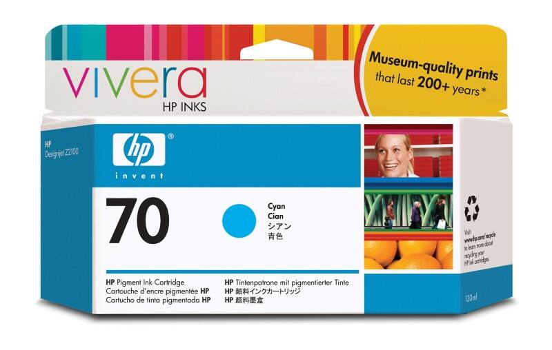 HP 70 Original Tintenpatrone C9452A Cyan
