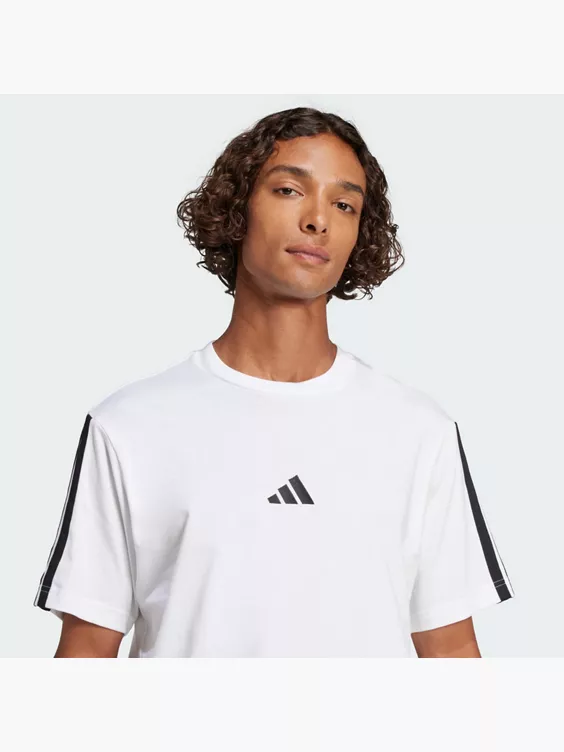 adidas Essentials 3-Streifen Single Jersey T-Shirt