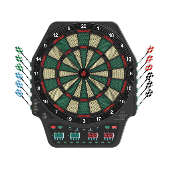 Elektronisches Dartspiel, grün