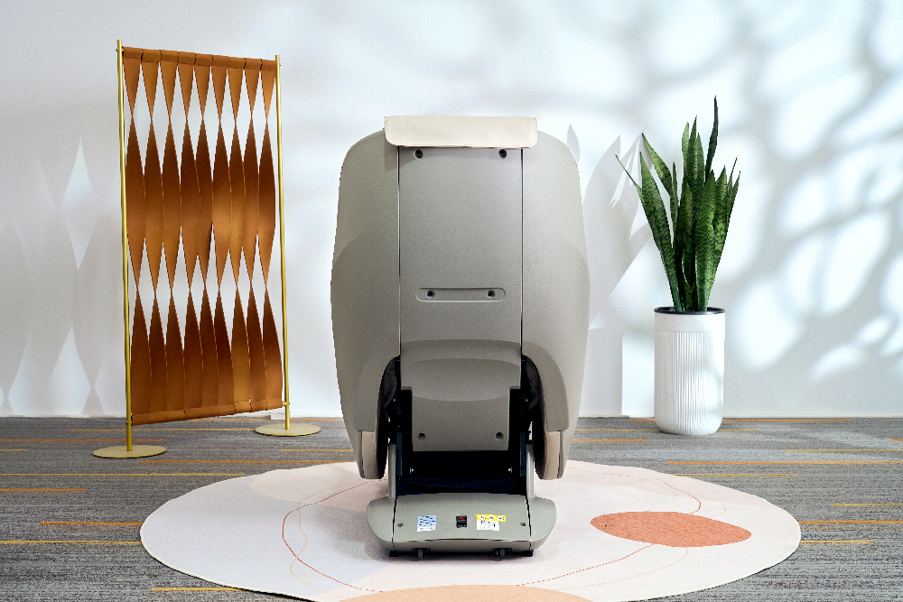 Happy Home Elektrischer Massagesessel mit Airbag & 2D-Massage-Mechanismus, Lautsprecher & Touchscreen-Display