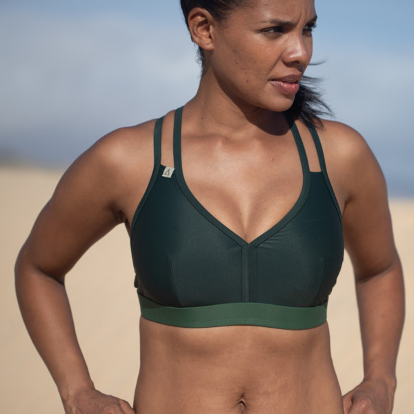 BIKINI TOP WILD DARK GREEN Damen - Bikini