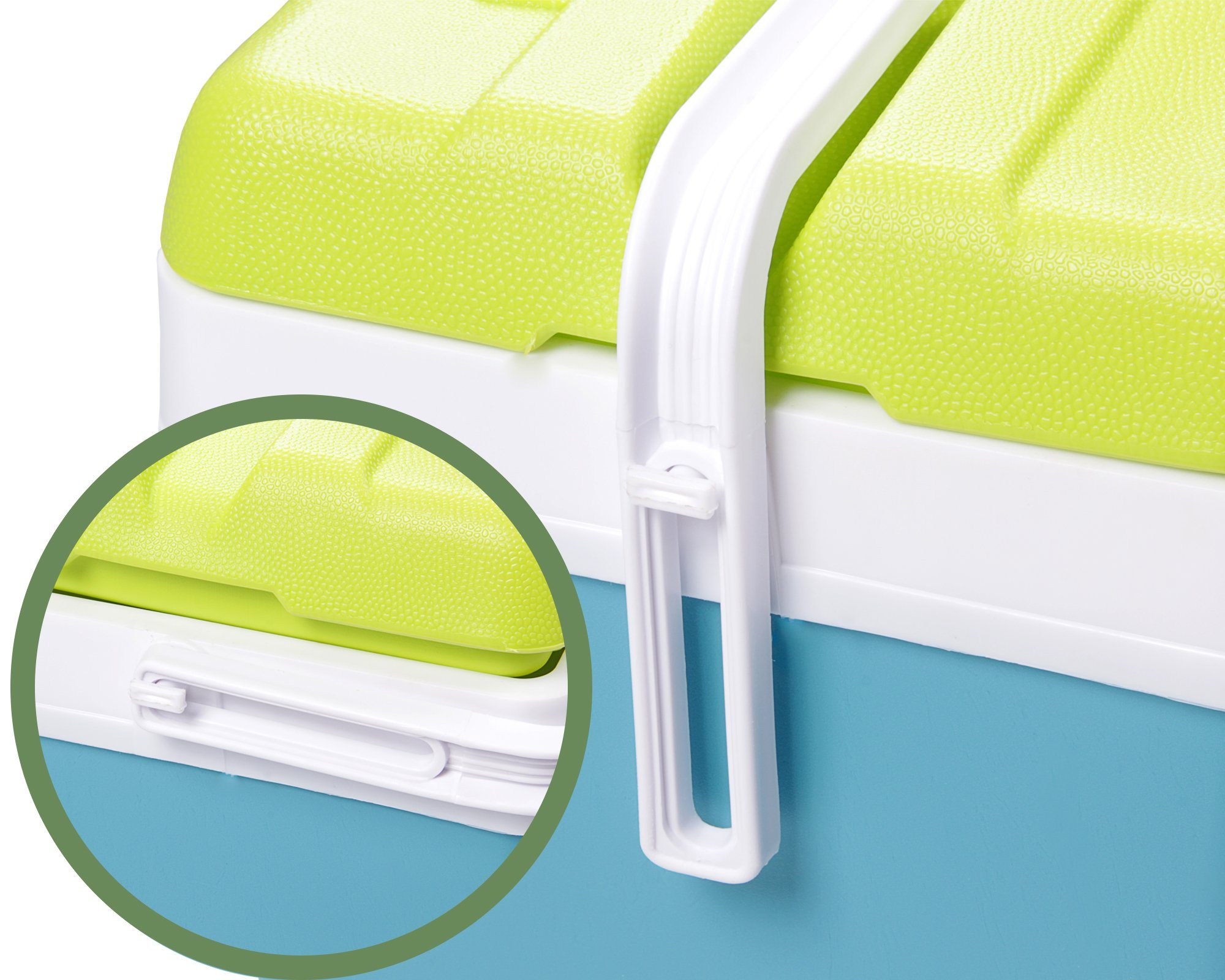ONDIS24 Kühlbox Set Promotion Blau/Grün Kühltasche für Camping & Picknick, 15 + 35 L Volumen, aus Kunststoff