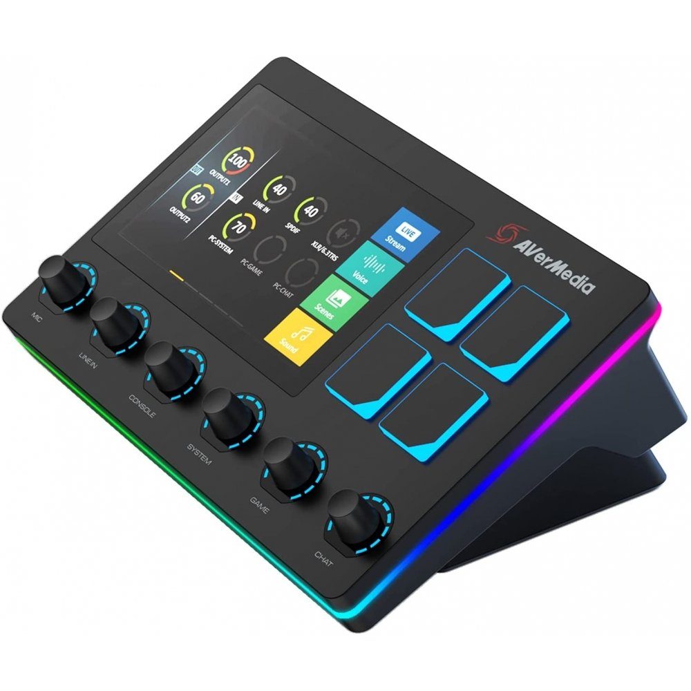 Avermedia Mischpult Live Streamer Nexus AX310 - Mischpult - schwarz