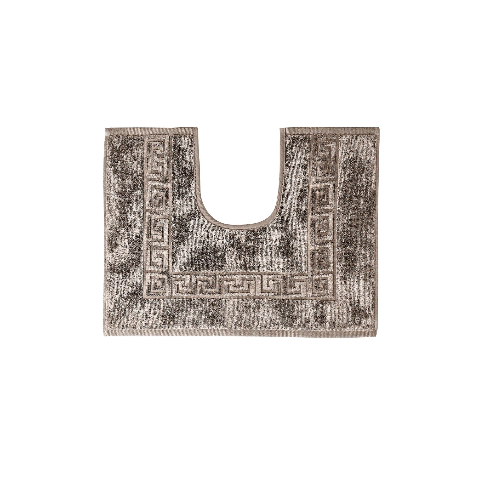 Tapis de bain éponge liteau motif frise grecque