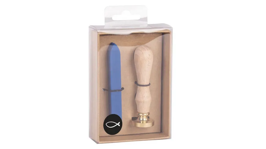 rayher Siegel Set Fisch 2,5cm ø