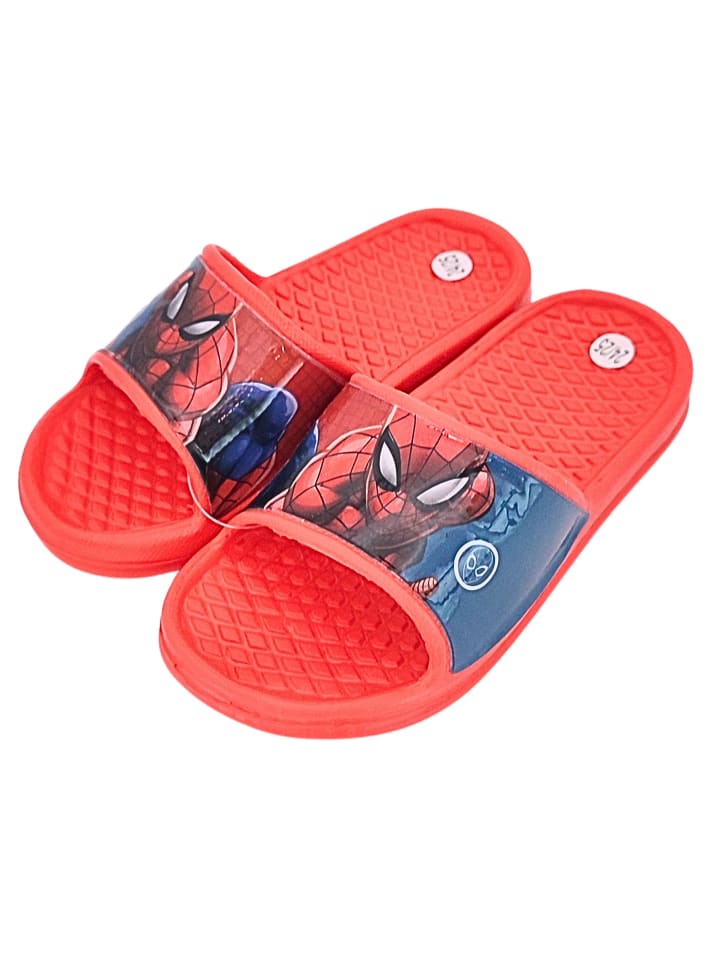 Spiderman Badelatschen Spider-Man in Rot günstig kaufen