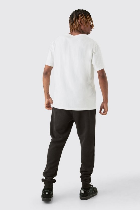 Tall Man Signature Slim-Fit Jogginghose in Schwarz