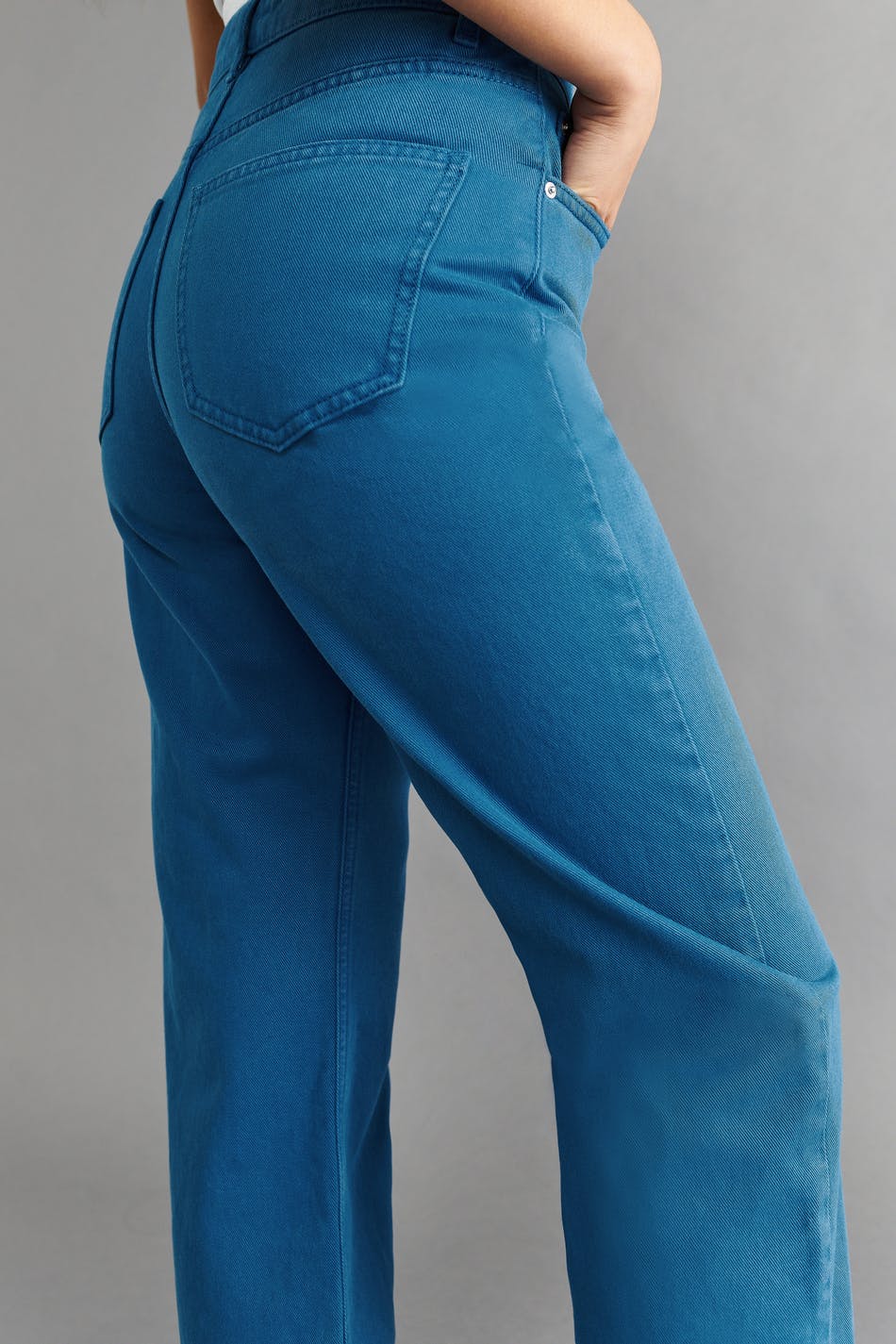 Straight high waist jeans