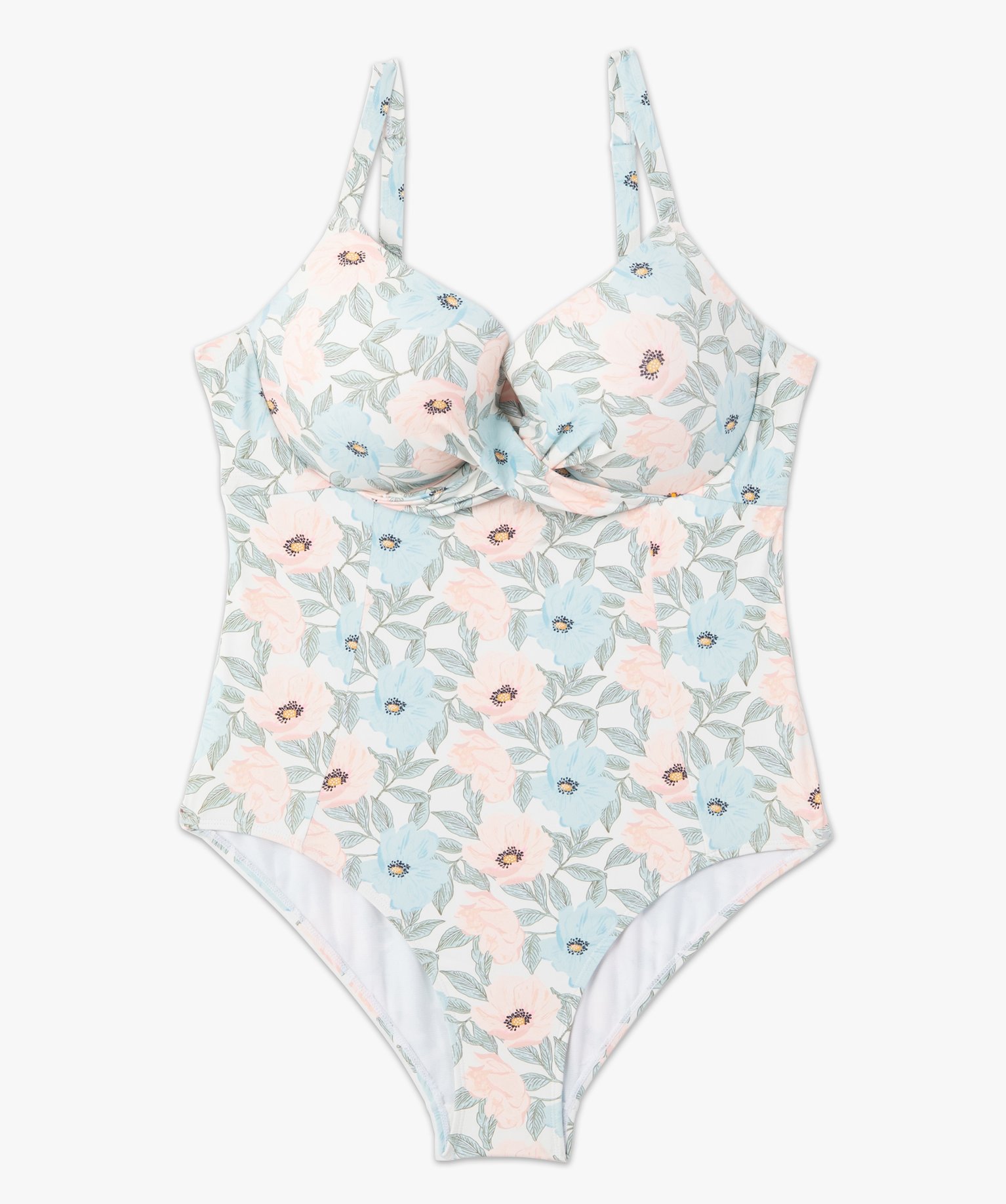 Maillot de bain femme grande taille 1 pièce à armatures imprime | GEMO