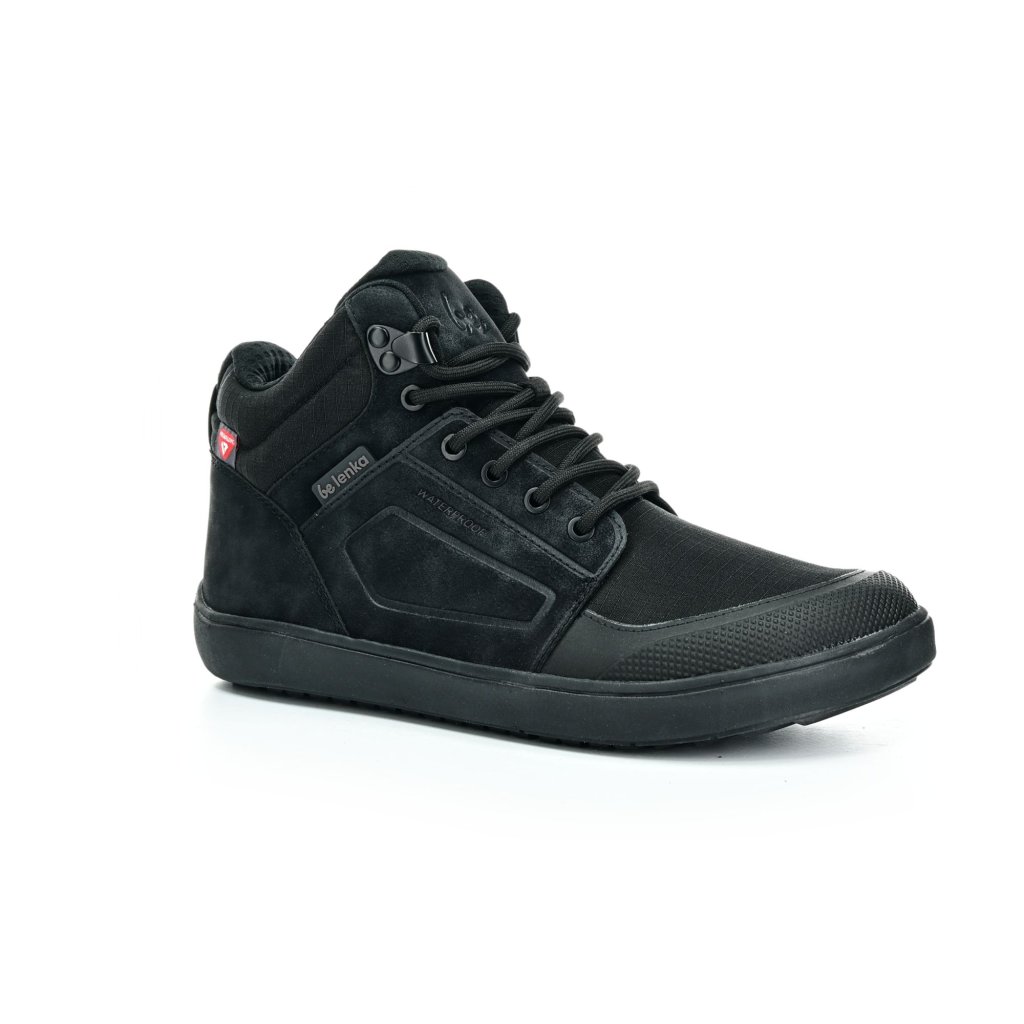 Be Lenka ArcticEdge All Black Barfußstiefeletten