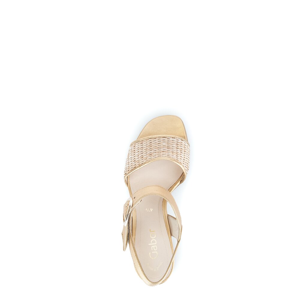 Gabor fashion Riemchensandale gold