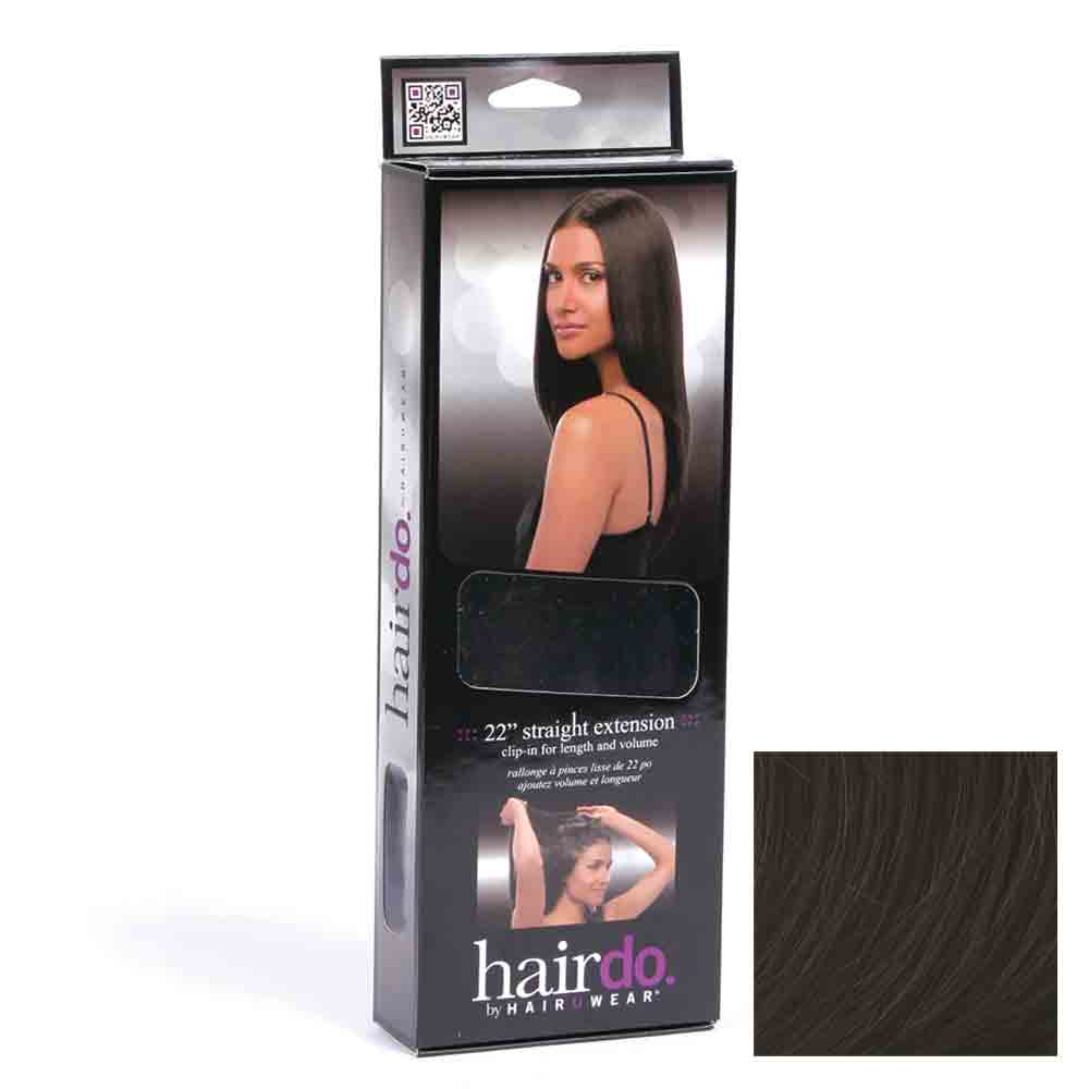 Hairdo Haarteil Clip in Straight Extension R2 ebony black 55cm