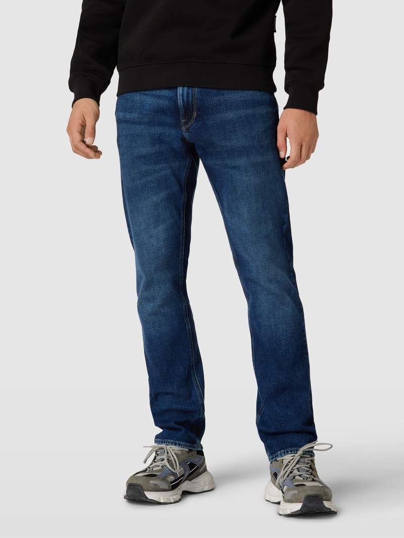 Straight Leg Jeans im 5-Pocket-Design Modell 'Mosa' in jeans