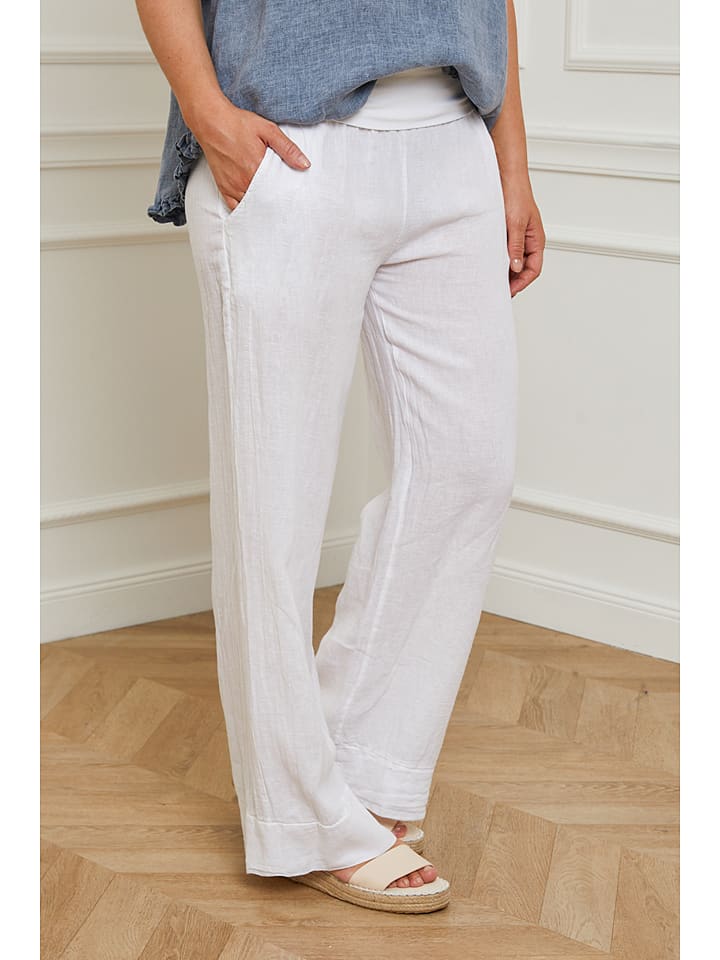 Curvy Lady Leinen-Hose 