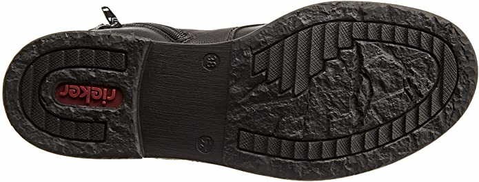 RIEKER Schnür-Stiefeletten schwarz