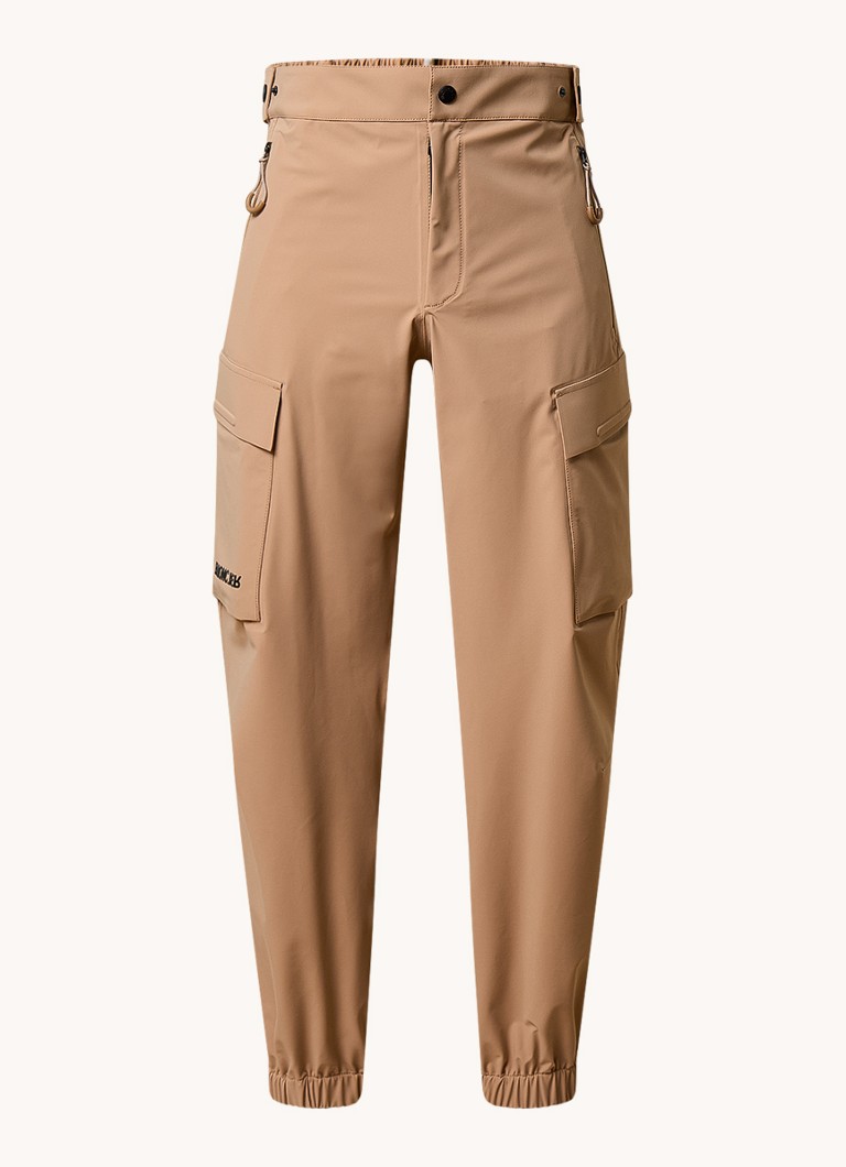 Pantaloni cargo Moncler Slim Fit cu buzunare cu fermoar