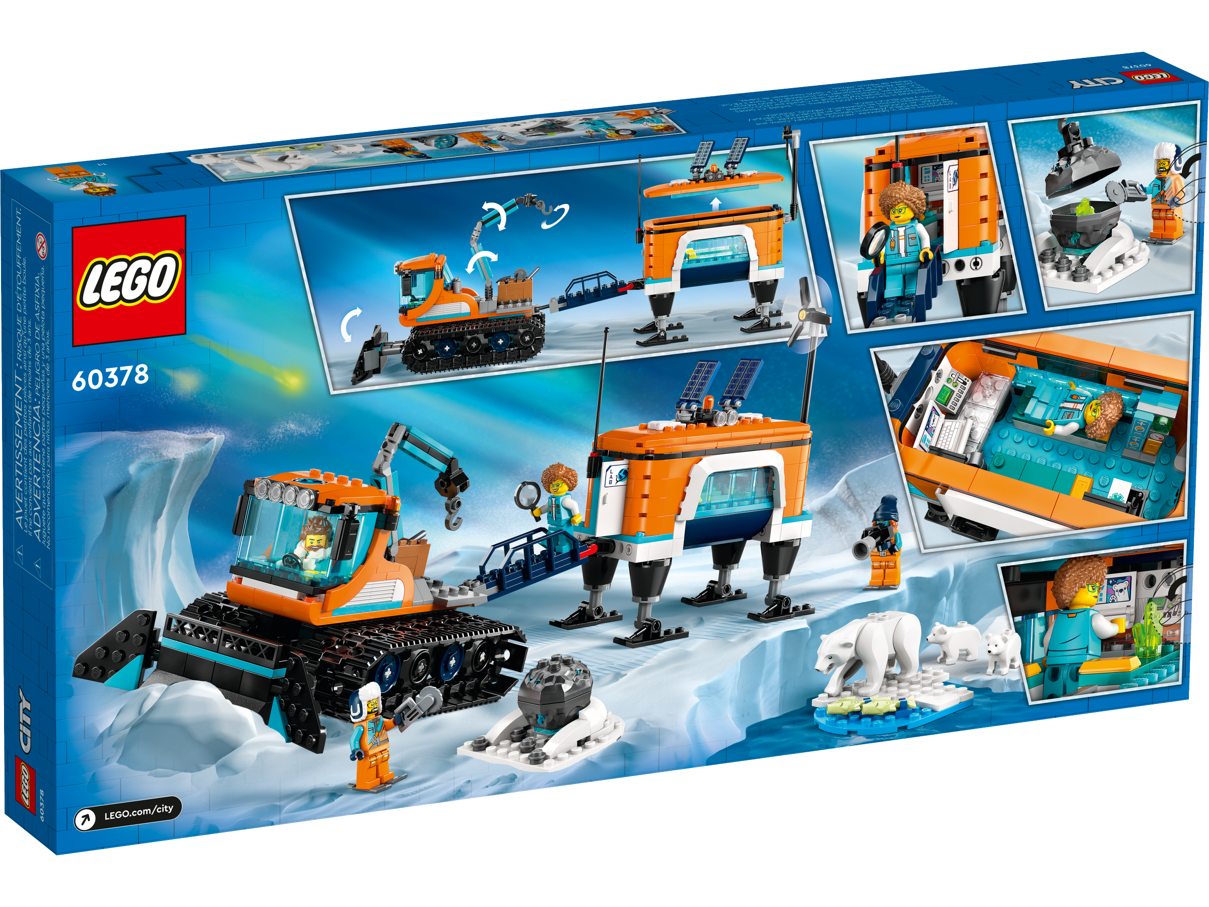Arktis-Schneepflug mit mobilem Labor 60378