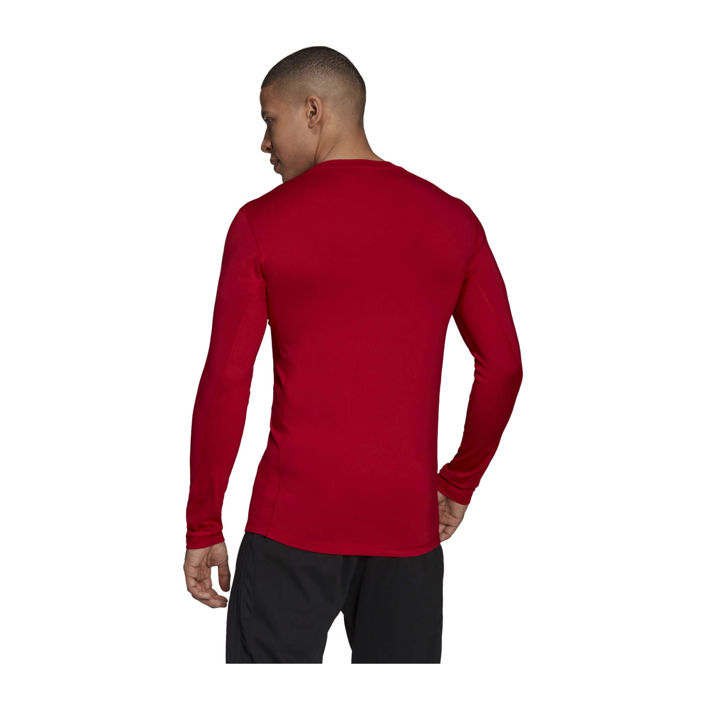 adidas TechFit Warm Longsleeve Rot