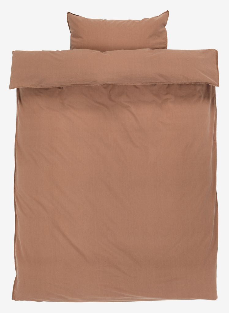 Roupa de cama dourada SANNE, algodão lavado SANNE 140x200 marrom