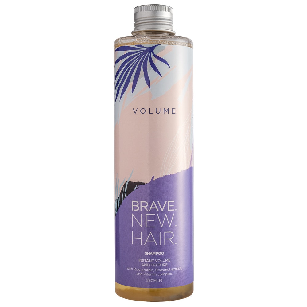 brave new hair Volume Shampooing pour des cheveux épais avec un volume instantané