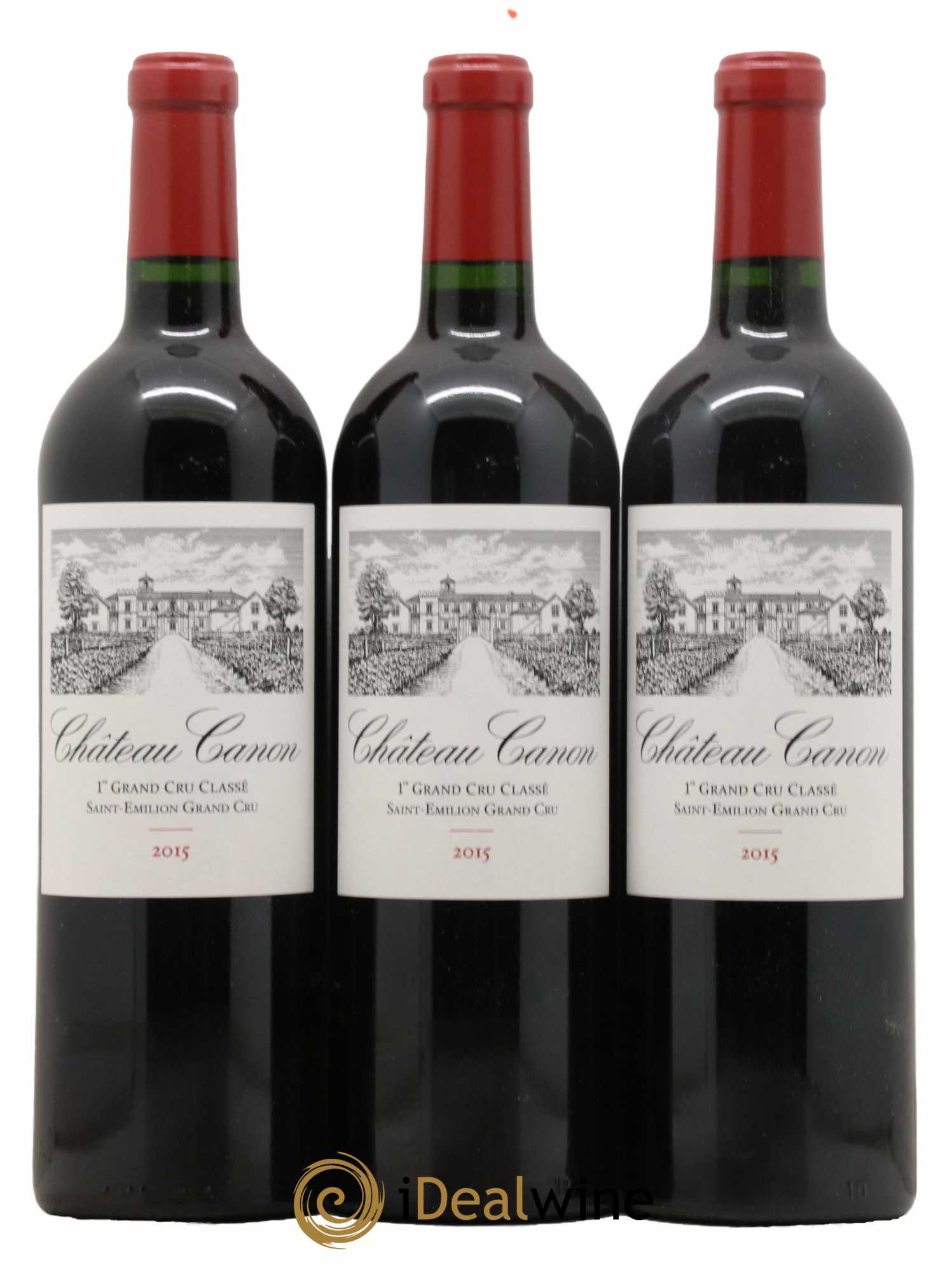Château Canon 1er Grand Cru Classé B  2015 - Lot de 6 Bouteilles