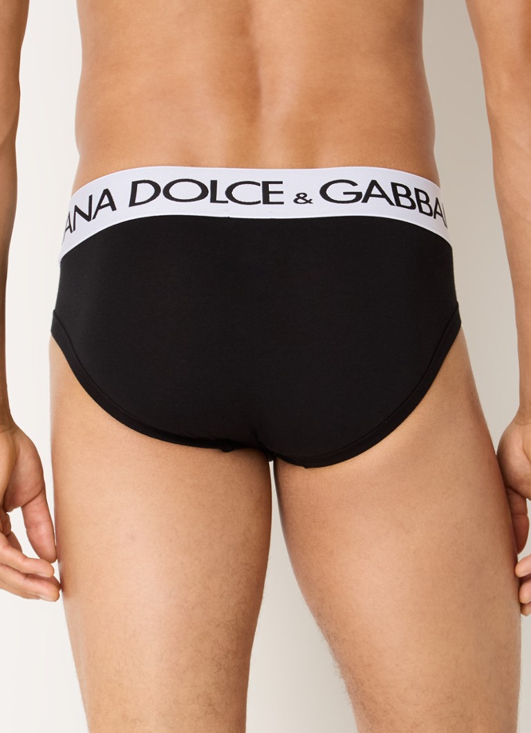 Slip Dolce & Gabbana avec bande logotée