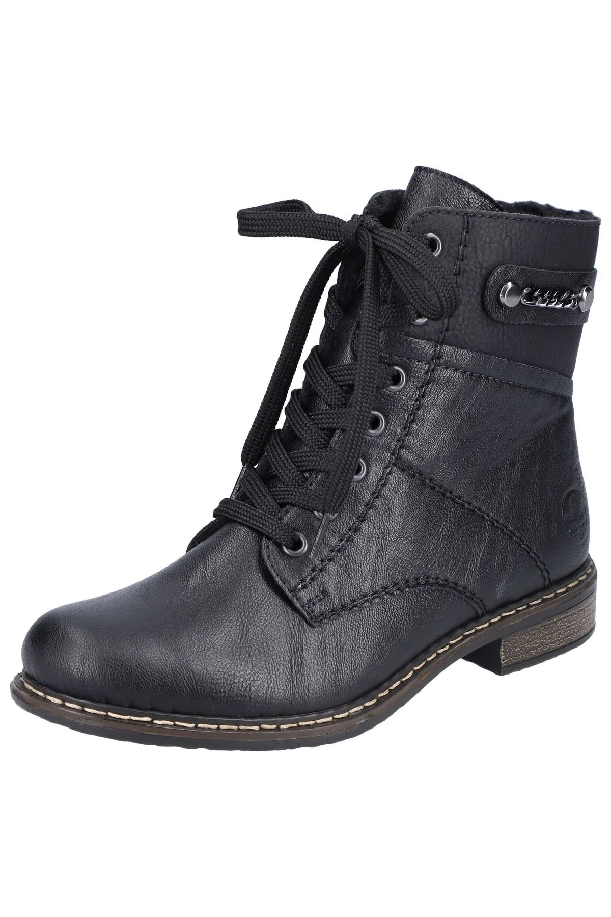 Rieker  Stiefelette - Schwarz - Blockabsatz
