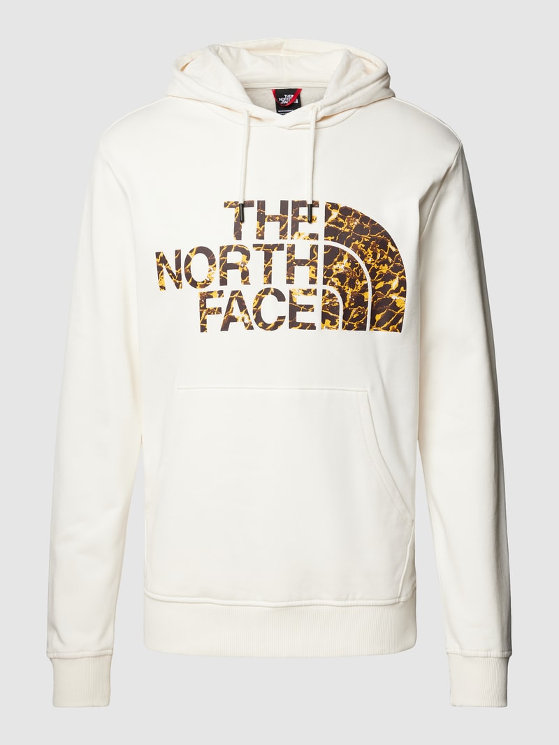 Hoodie mit Logo-Print Modell 'STANDARD' in offwhite