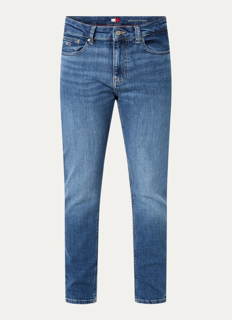 Blugi Tommy Hilfiger Austin Slim-Fit, decolorare medie