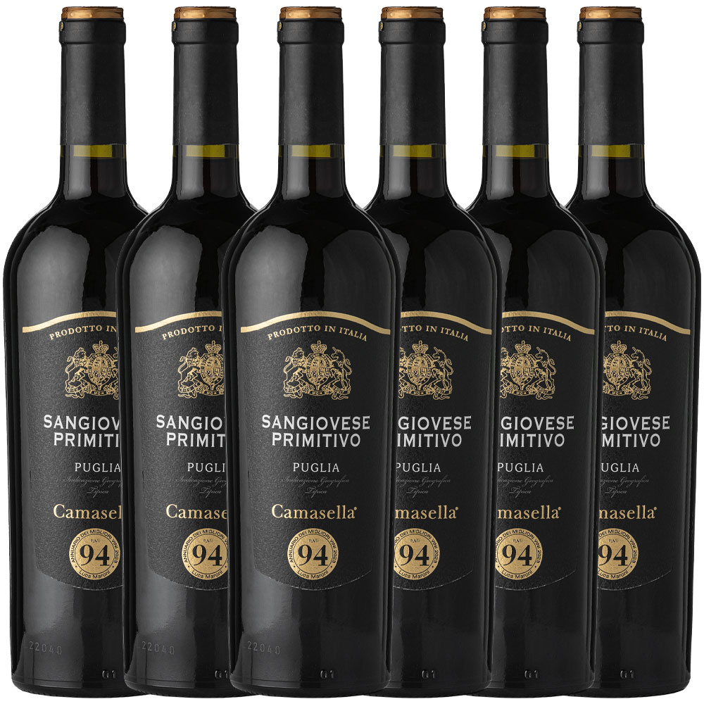 Camasella Sangiovese Primitivo IGT Puglia 2022 - 6er Karton