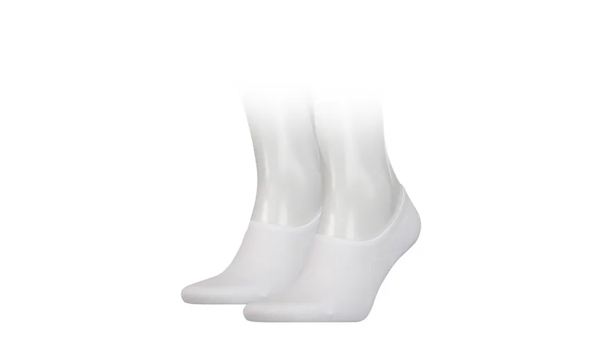 TOMMY HILFIGER Herren Füßlinge 2er Pack white