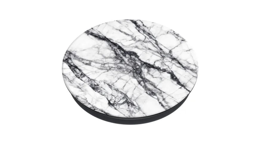 PopSockets Basic White Stone Marble