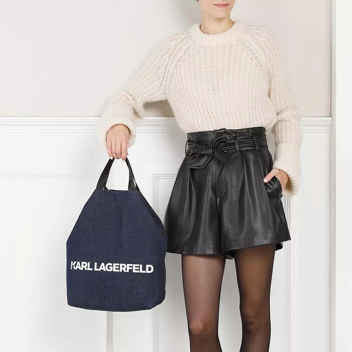 LAGERFELD Handtaschen blau Tote