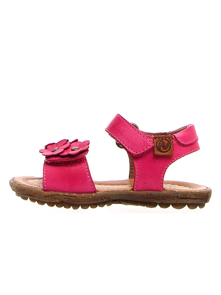 Naturino Leder-Sandalen in Fuchsia günstig kaufen