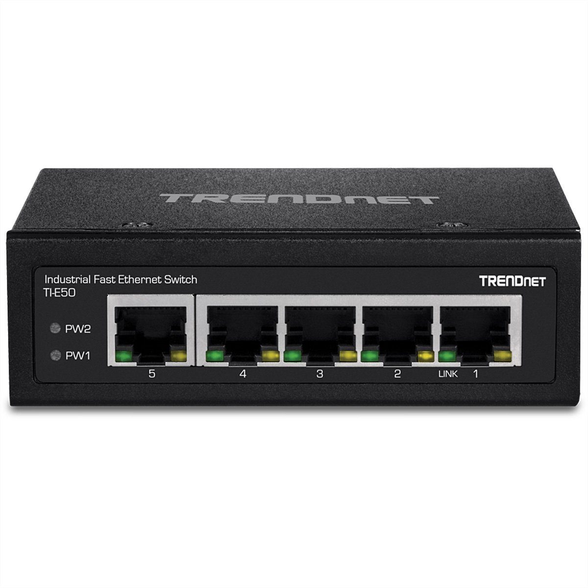 Trendnet TI-E50 Industrial Fast Ethernet DIN-Rail Switch 5-Port Netzwerk-Switch