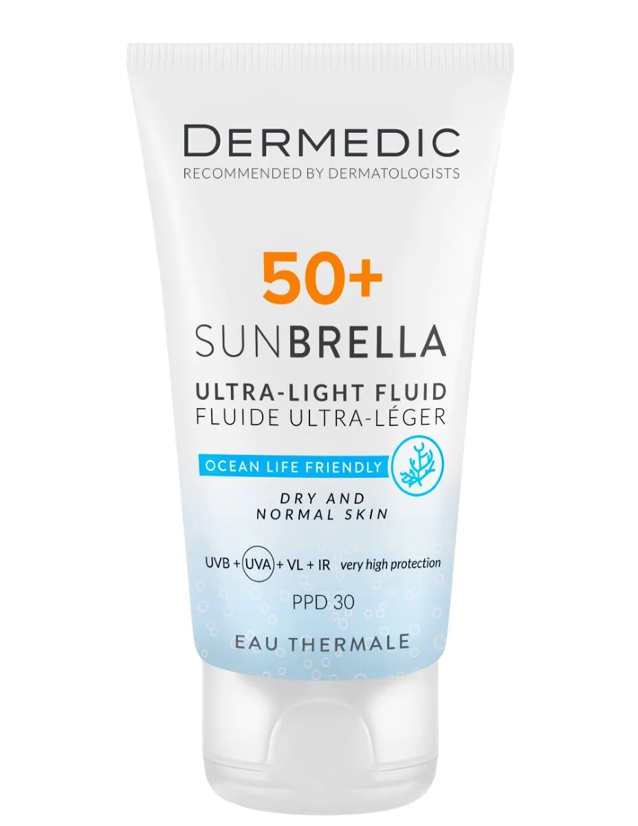 Dermedic Sunbrella Ultralight Creme til tør og normal hud SPF50+