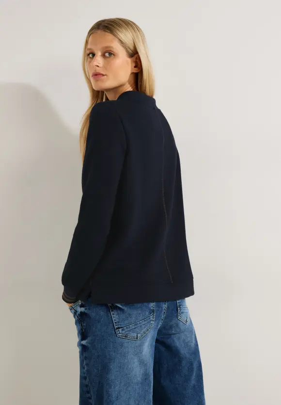 CECIL Sweatshirt mit Schimmer