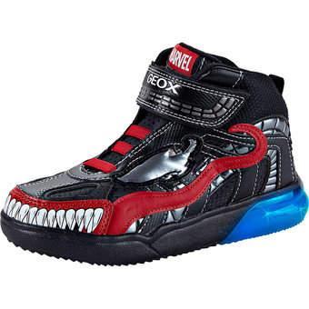 Geox J Grayjay Boy Sneaker High in schwarz